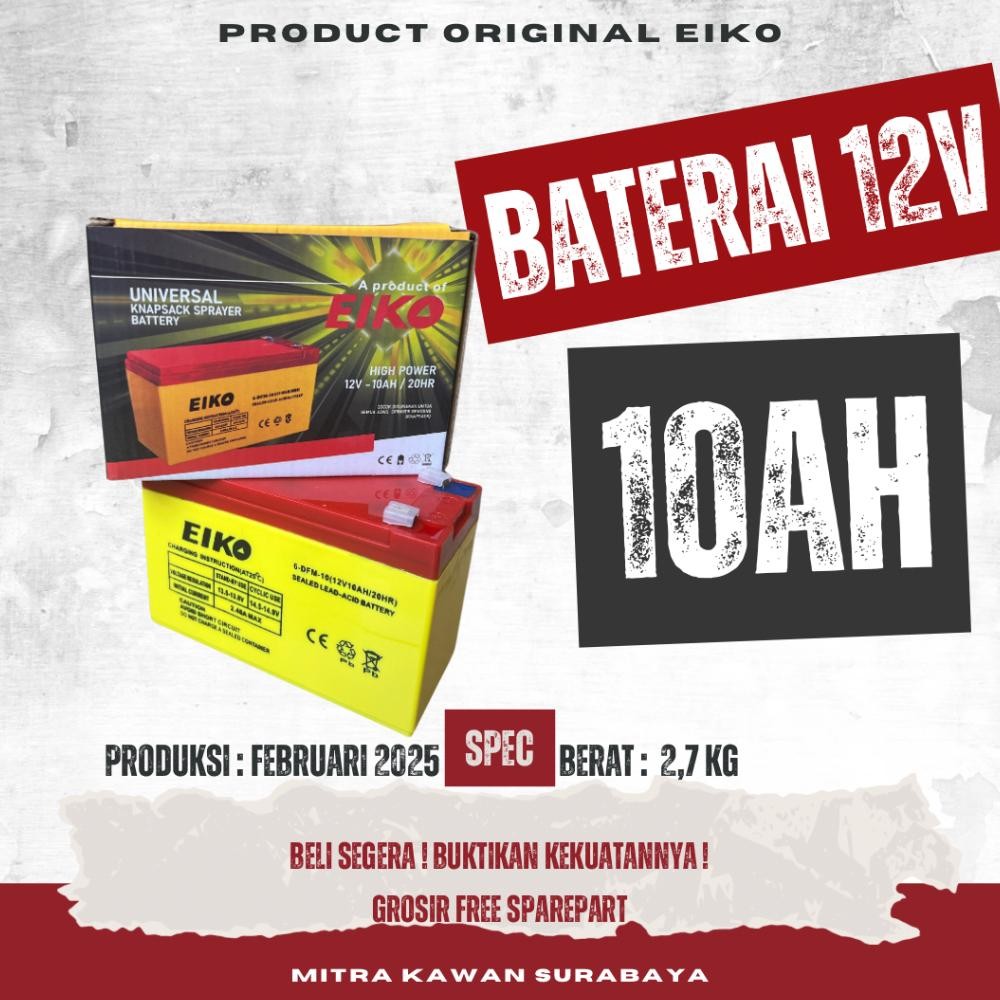 Battery Sprayer Aki Sepeda 12V 10Ah