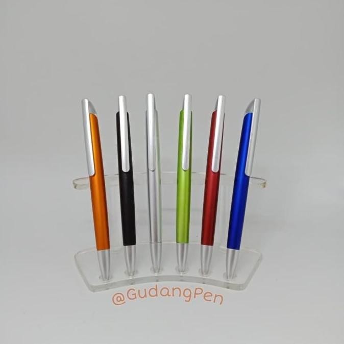 

SAMPEL - Pulpen Plastik Promosi Souvenir RG 86 Bisa Cetak Logo