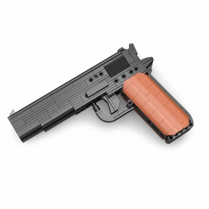 Double E CaDA Building Bricks Pistol Mainan Balok M1911 C81012W
