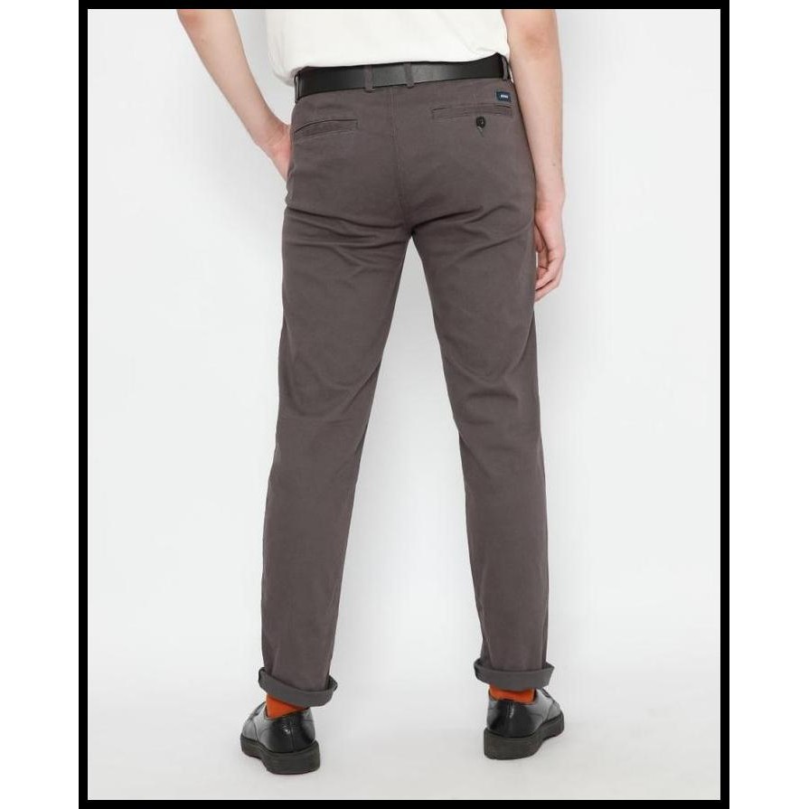 Celana Unisex Erigo Chino Pants Jacob Katun Dark Grey Original Best Seller