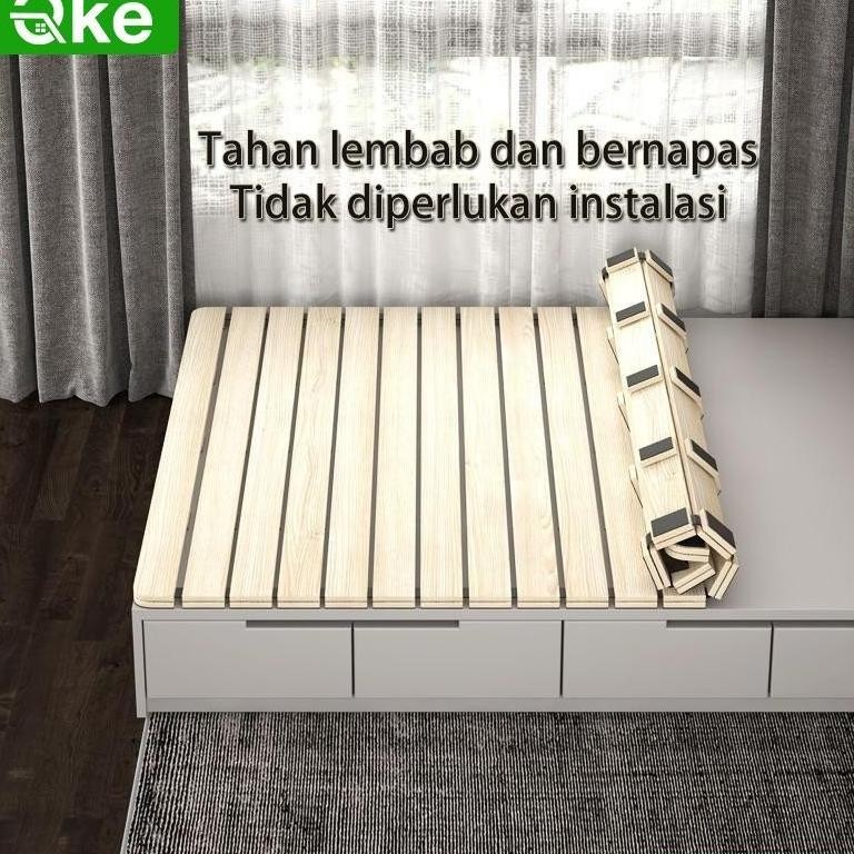 Dipan palet kayu Ranjang Kayu Tatakan Divan Dapat dilipat Tahan lembab