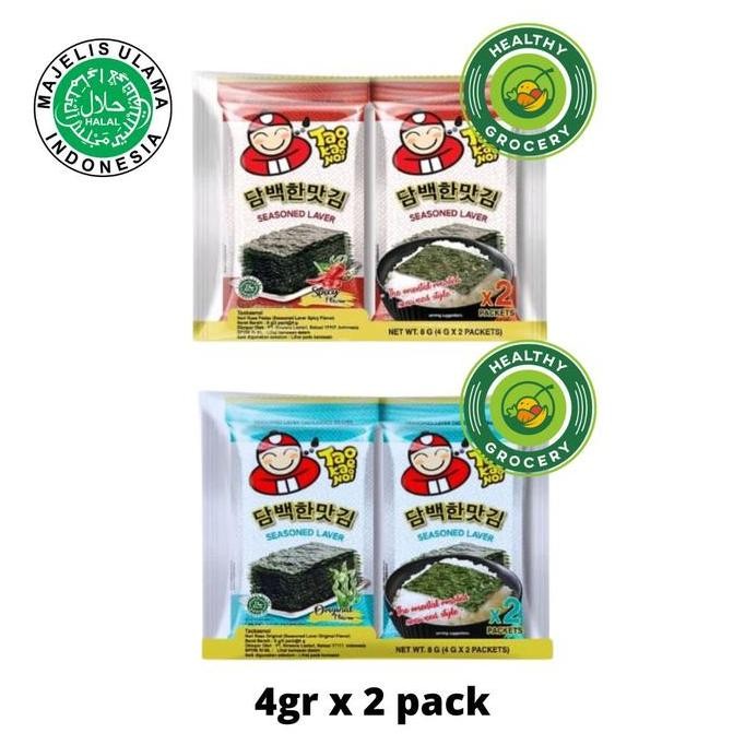 

------] Tao Kae Noi Seasoned Laver Nori Rasa Original / Pedas 2 x 4gr / Seaweed