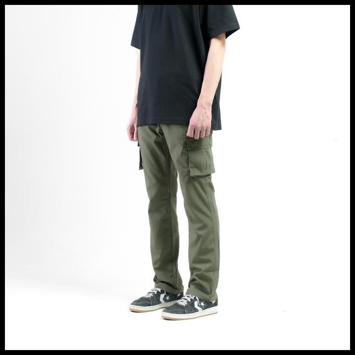 Hammerstout Celana Panjang Cargo Olive Combat Slim Olive Cargo Original Best Seller