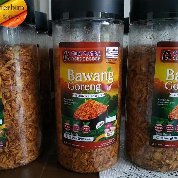 

Bawang Goreng Dua Putra Emaan Tople 200 Gram Brebe