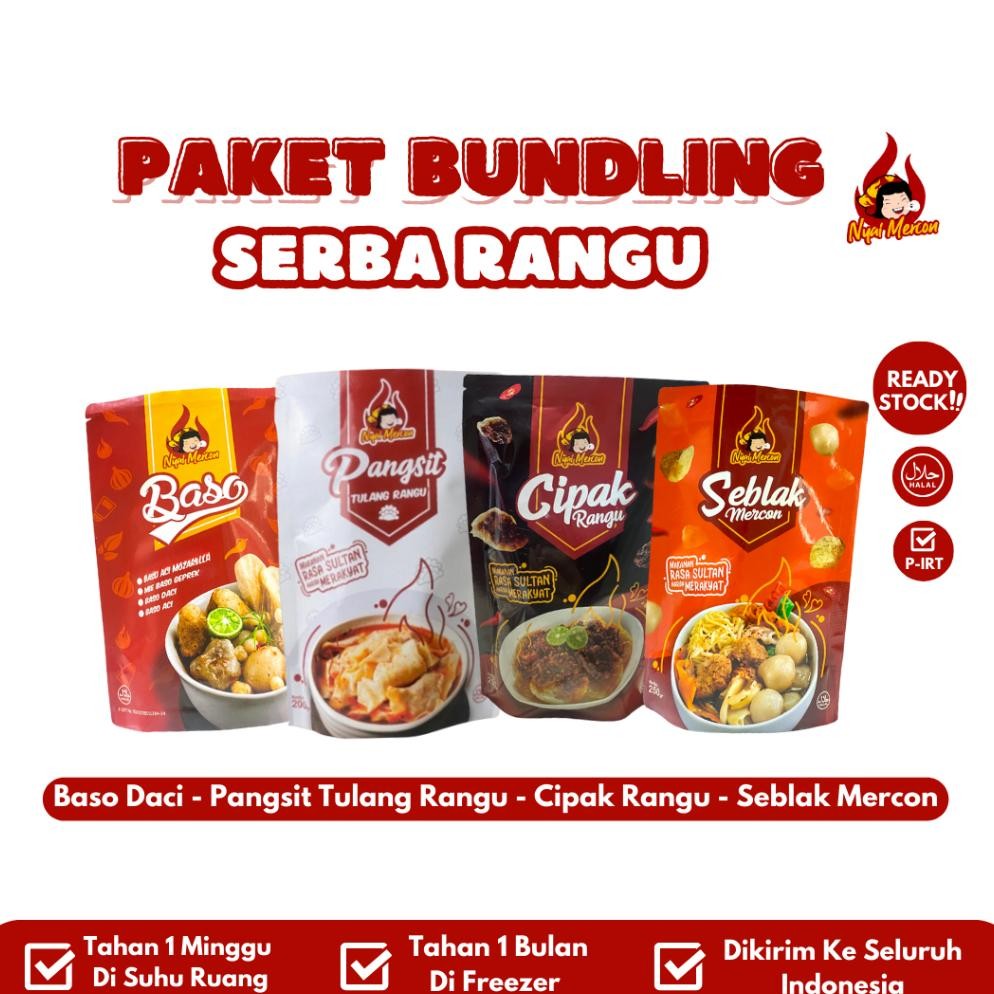 

SERBA RANGU NYAI MERCON (DACI, CIPAK , PANGSIT RANGU, SEBLAK)