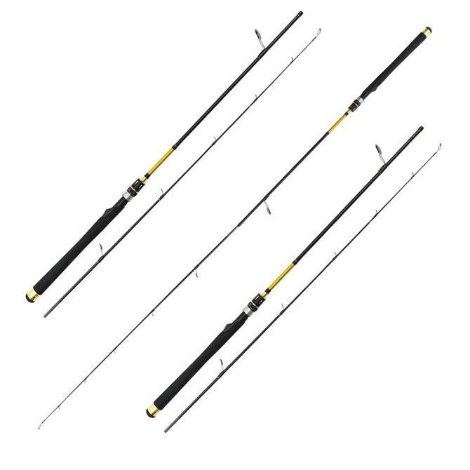 TERBARU - JORAN PANCING SEA AND KINGS PIRATE KING CARBON SOLID 165CM DAN 180CM 7 RING FUJI K GUIDE F