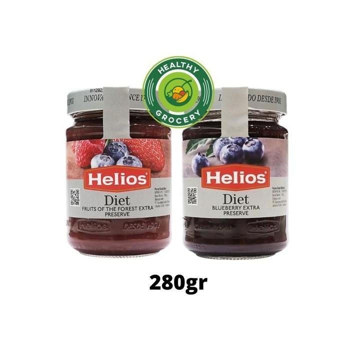 

~@~@~@~@] Helios Diet Blueberry / Strawberry Preserve 280gr / Selai Diet