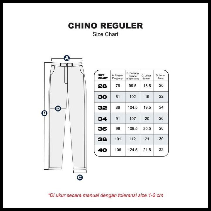 Celana Unisex Erigo Chino Pants Reguler June Grey Original Best Seller