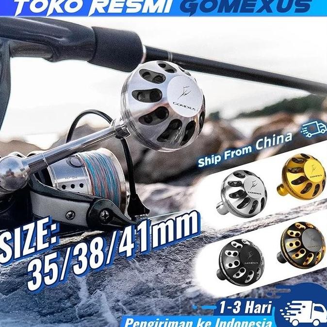 In stockGomexus Handle Knob 35-41mm Joran BC pancing alat pancing set knop Stradic Daiwa Lexa shiman