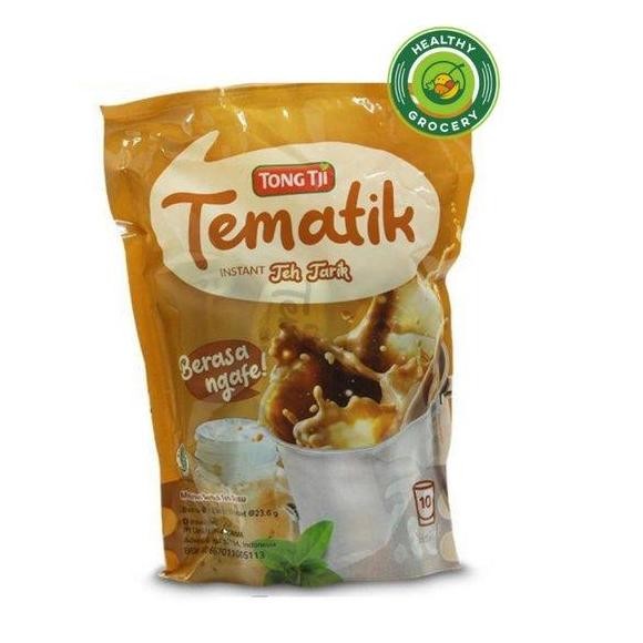 

best produk] Tong Tji Tematik Refil Instant Teh Tarik 236gr 10 sachet