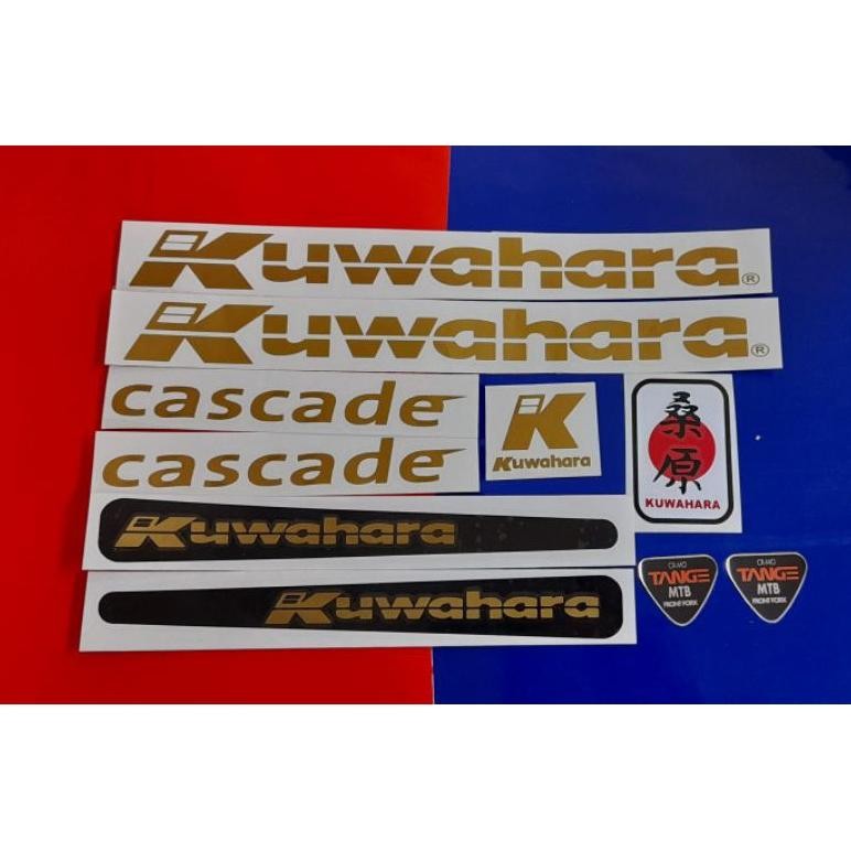 Stiker Sepeda Kuwahara Cascade