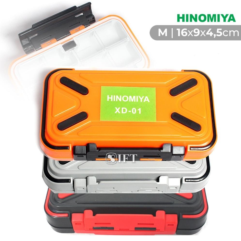 Kotak Kail Hinomiya WATERPROOF BOX XD-01 (M) | 2 sisi IFT