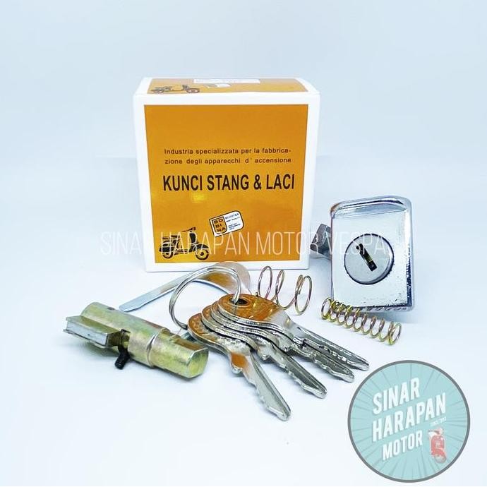 Kunci Stang Laci Vespa Super Bobina Asli