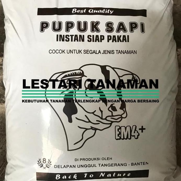 

Terlaris Pupuk Kandang Sapi Instan Siap Pakai Em4+ -/+ 11Kg (Khusus Gojek/Grab)