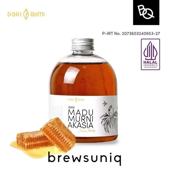 

BARU BREWSUNIQ X DARI BUMI MADU MURNI AKASIA 350GR 650GR RAW HONEY ASLI
