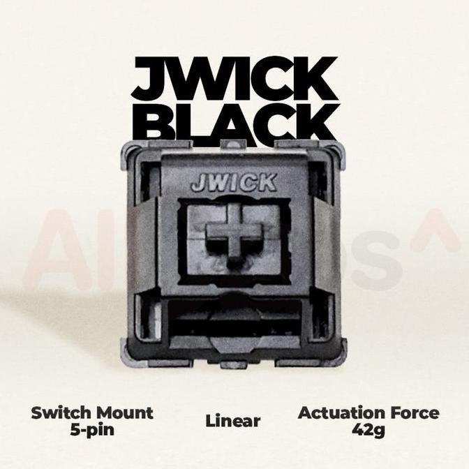 Jwk / Jwick Black Linear Switch 58.5G Pcb Mount