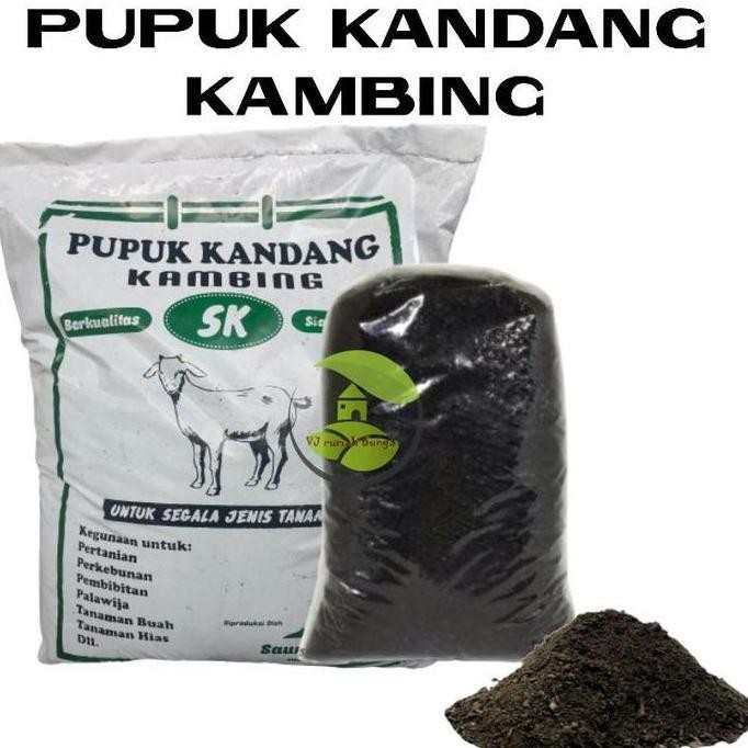 

Terlaris Pupuk Kandang Organik Kambing Halus Kemasan 1Kg Pupuk Kandang Organik