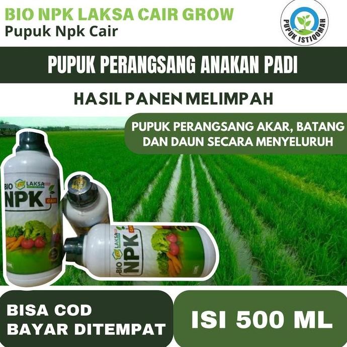 

Terlaris Pupuk Pelebat Anakan Padi Membantu Mempercepat Pertumbuhan Dan Melebatkan Anakan Padi Bio Npk Laksa Isi 500 Ml