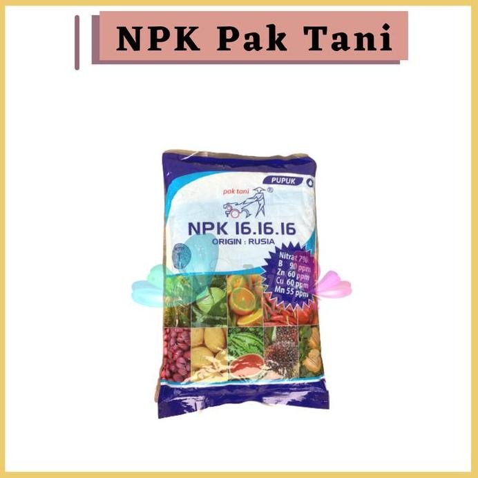 

Terlaris Raja Indo Pupuk Npk Pak Tani 16 16 16 1Kg [Kemasan Pabrik]