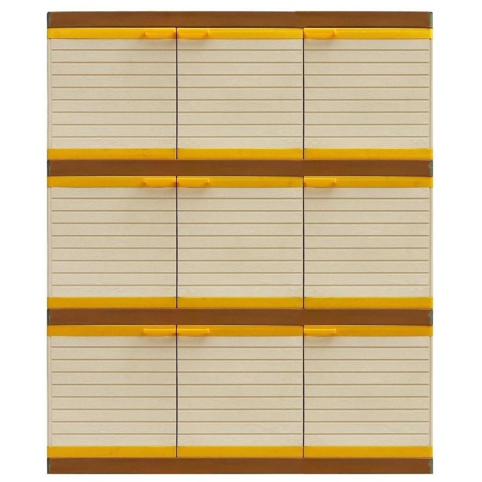 lemari plastik Club Mega 3 susun Lemari Jumbo Mega 9 pintu