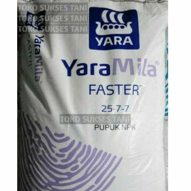 

Terlaris Pupuk Npk Yaramila Faster 25 7 7 Isi 500G