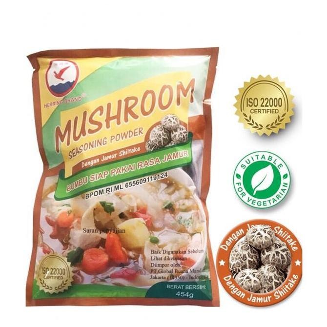 

Baru Mushroom Hering Brand Bukan Totole 454 Gram