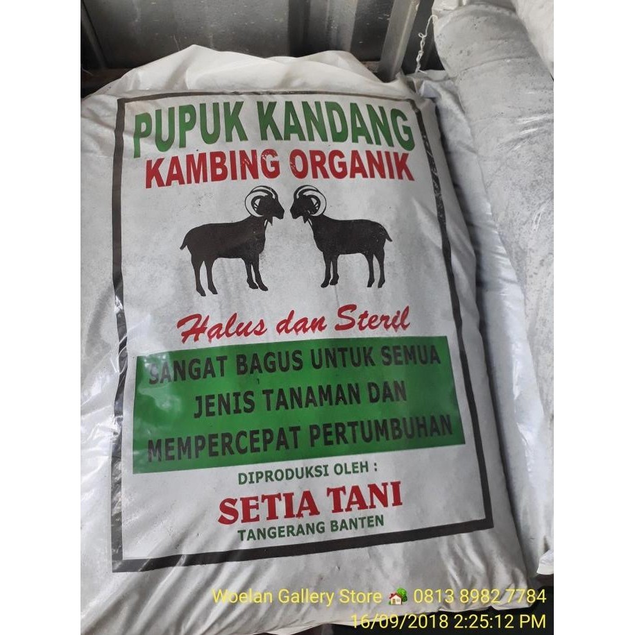 

Terlaris |New| Tls22] Pupuk Kandang Kambing Organik Halus Dan Steril (Ojek