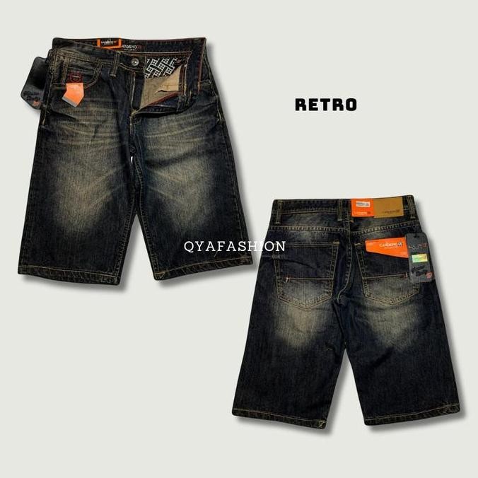 Promo [Exclusive Pendek] Celana Jeans Denim Cardero 69 Sporty Selvedge Pendek Bawah Lutut