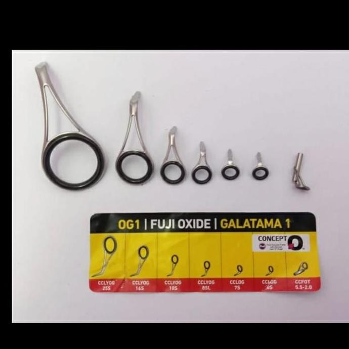 ring joran fuji set untuk galatama 1 og set original fuji