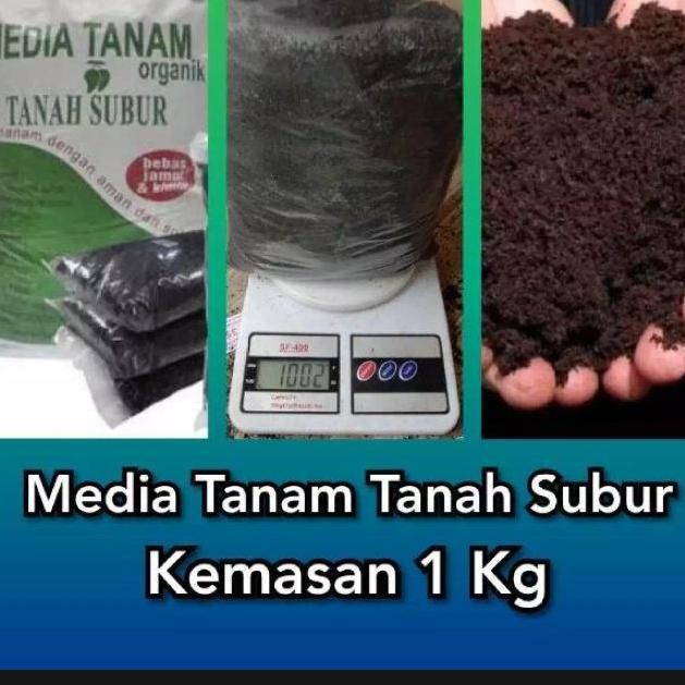 

Terlaris Media Tanam Tanah Subur 1 Kg-Pupuk Organik /Media Tanam/Pupuk Kandang