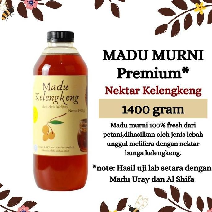

BARU MADU / MADU ASLI / MADU MURNI KELENGKENG PREMIUM 1400 GRAM