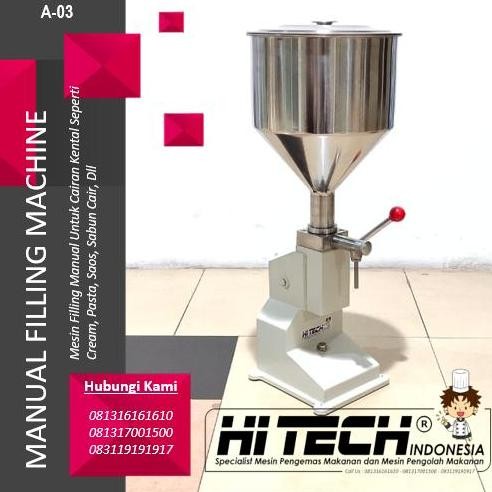 BARU MESIN FILLING MANUAL PASTA CREAM MADU A03 MESIN PENGISIAN A-03