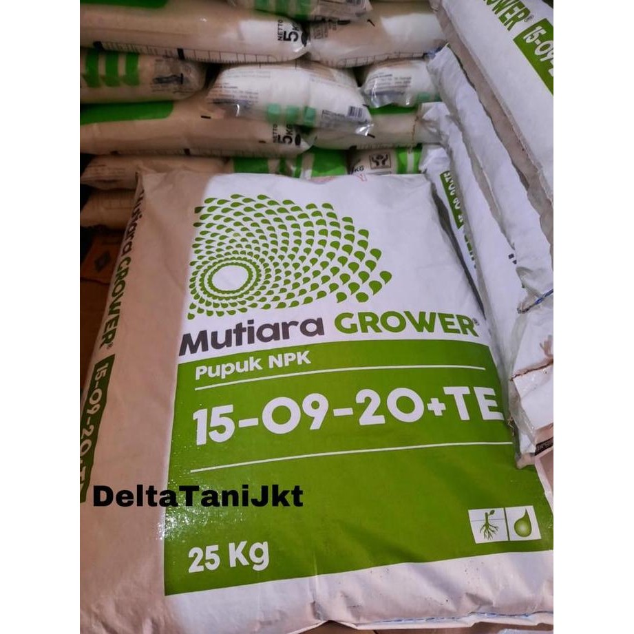 

Terlaris Npk Mutiara Grower 15-09-20 Te 25Kg Asli Kemasan Pabrik Via Grab