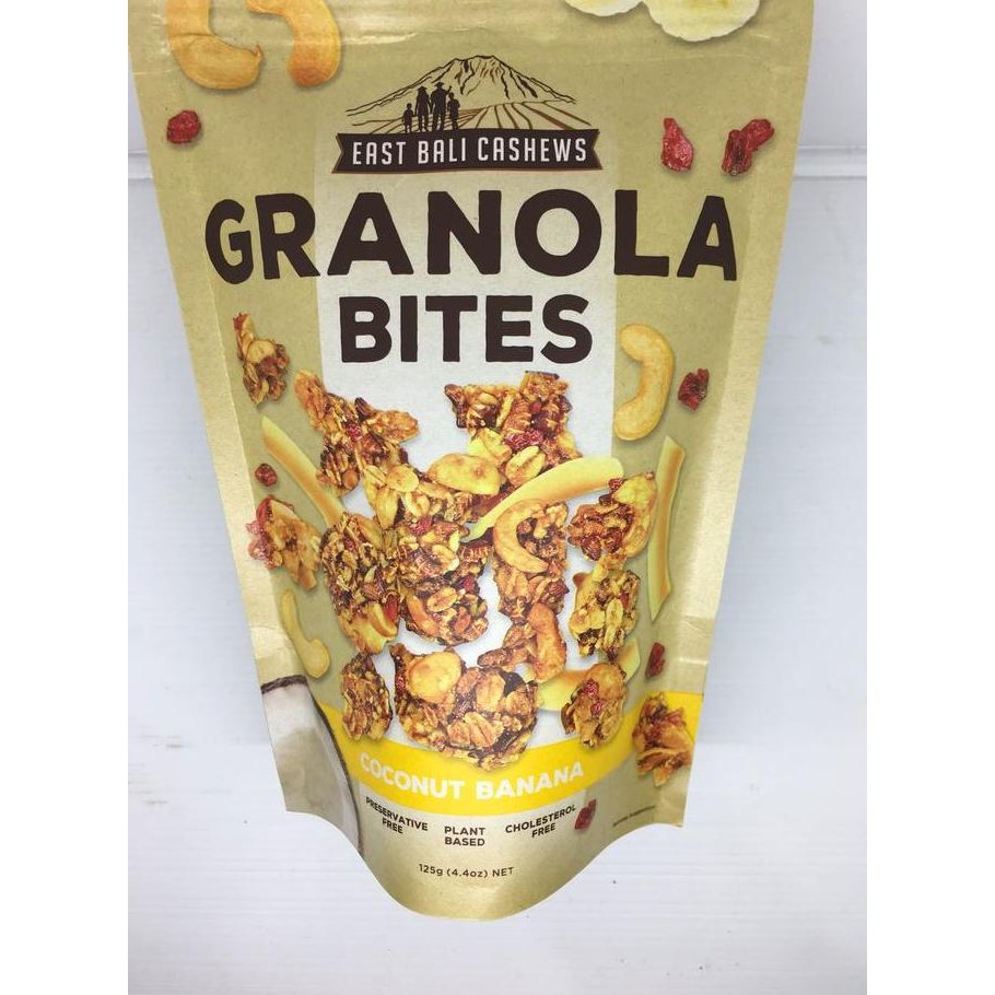 

Baru East Bali Cashew Bites Coconut Banana 150 Gram