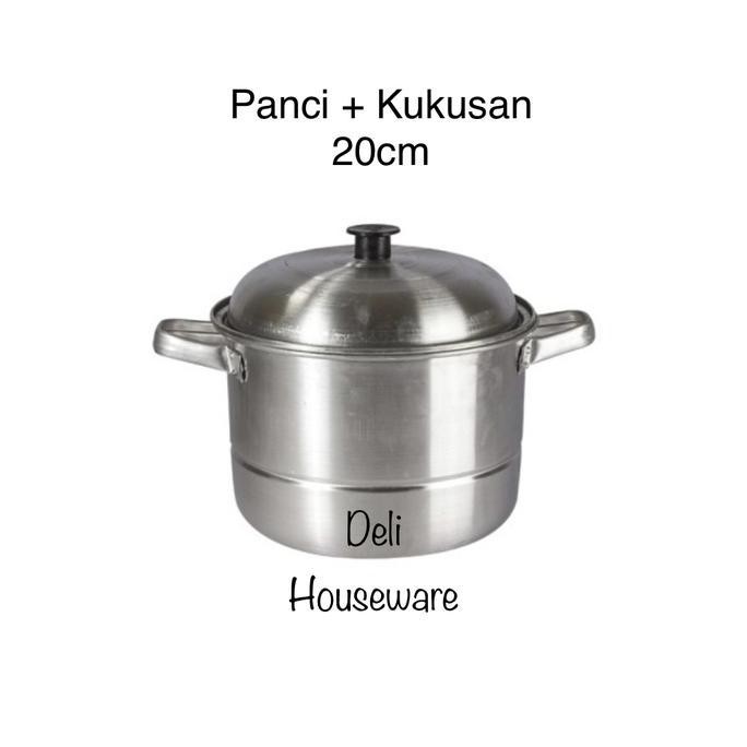 NEW Kukusan / Panci + Kukusan Aluminium / Dandang Rebus