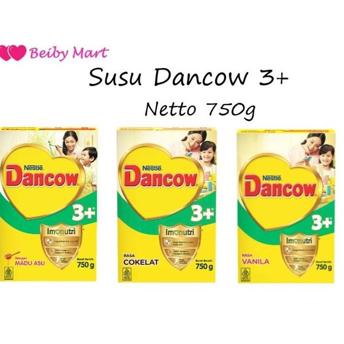 

BARU 750GRAM SUSU DANCOW 3+ RASA VANILA / MADU / COKELAT BERAT ISI 750G UNTUK ANAK USIA 3 TAHUN KE ATAS
