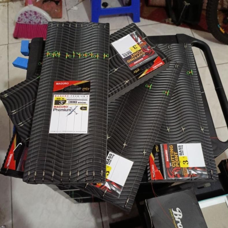 rangkaian kail maguro 2/3/4 ikan mas full set siap pakai lomba indukan /ramai