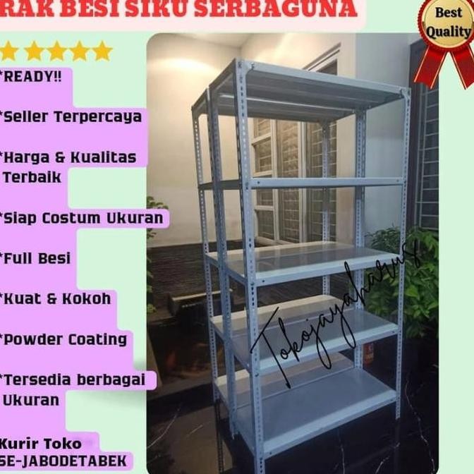 Rak Besi Siku serbaguna / rak besi / rak besi siku lubang Termurah