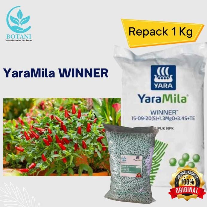 

Terlaris Pupuk Npk Yaramila Winner (Repack) 1Kg