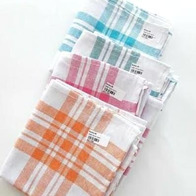 Produk Terbaik] Serbet Besar Lebar Tebal Kain Lap Meja Piring Serbet Dapur Katun Botch
