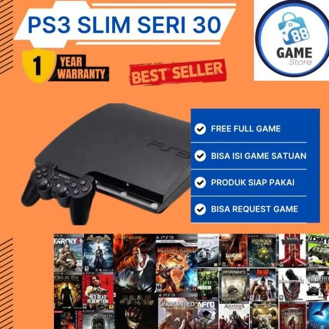 PS3 SLIM SERI 30 500GB FULL GAME