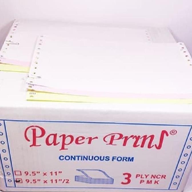 

CONTINUOUS FORM 9,5 X 11/2 3PLY PAPERPRYRNS (PRS - BAGI 2)
