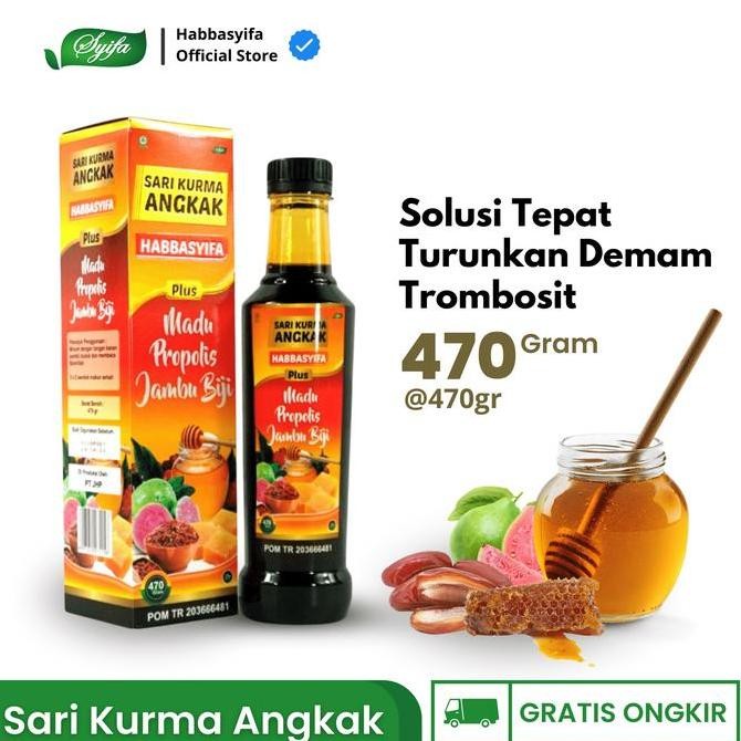 

BARU SARI KURMA MADU ANGKAK PROPOLIS JAMBU BIJI PLUS DAUN UBI JALAR