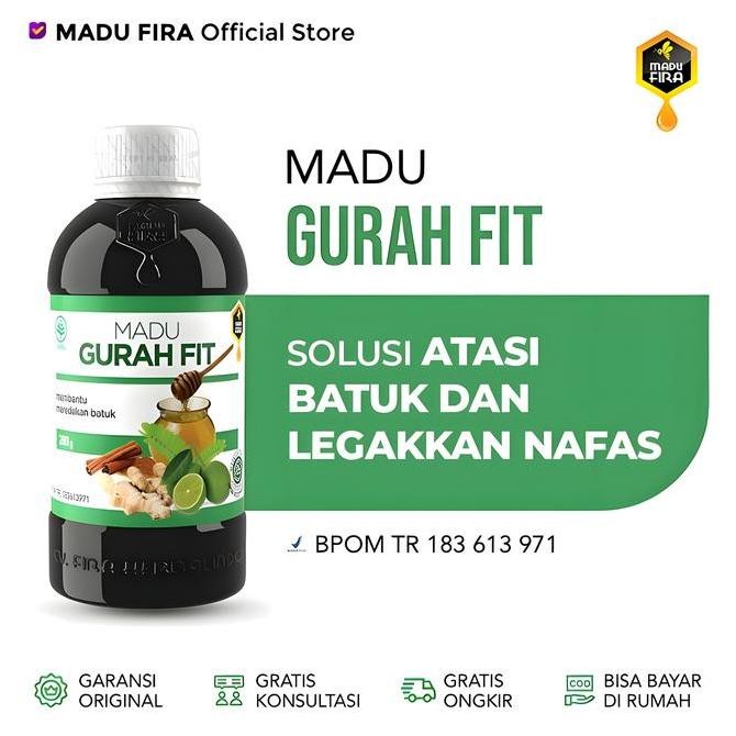 

BARU MADU GURAHFIT 280GR - SOLUSI ATASI BATUK DAN LEGAKAN NAFAS
