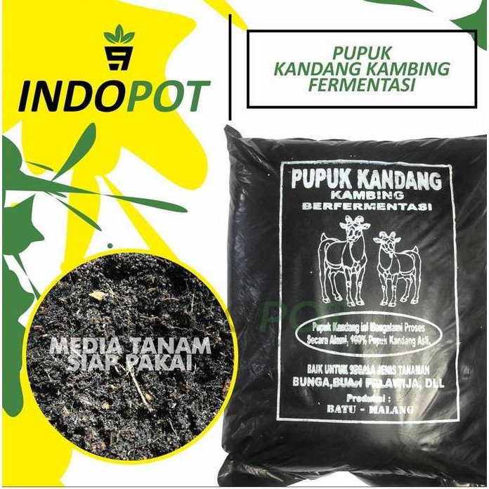 

Terlaris Pupuk Kandang Kambing Fermentasi 2,7Kg Tanah Tanaman