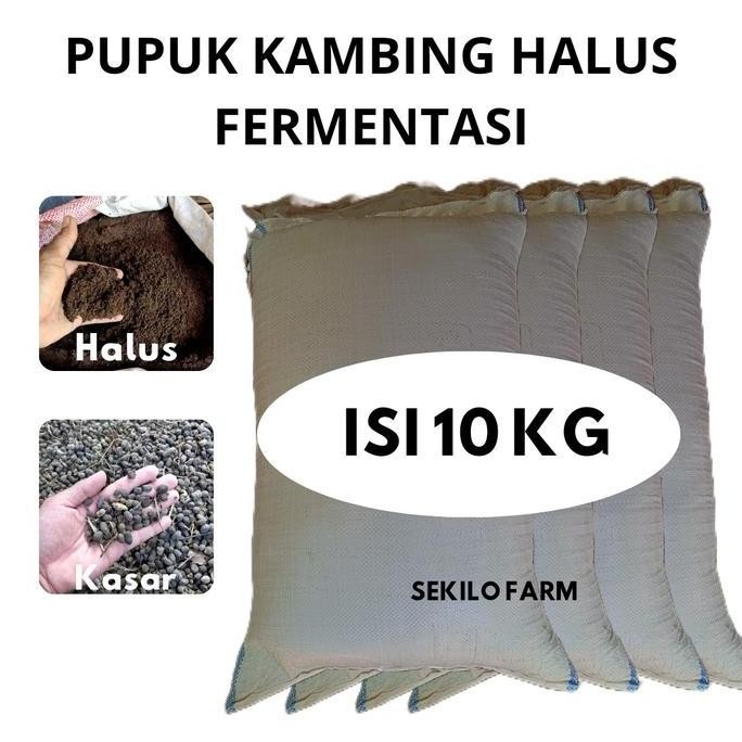 

Terlaris Pupuk Kandang Kambing 10 Kg Fermentasi Siap Pake Tanah Tanaman Alami