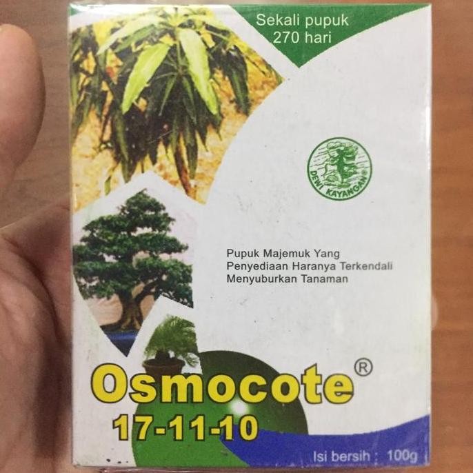 

Terlaris Pupuk Npk Slow Release Osmocote 17-11-10 100G 270 Hari