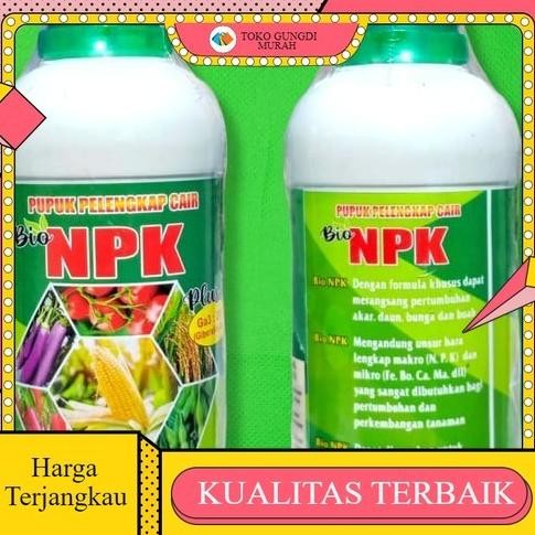 

Terlaris Bio Npk Plus 500 Ml Pupuk Cair Penyubur Akar Daun Batang Bunga Buah Tanaman Pangan Dan Hias