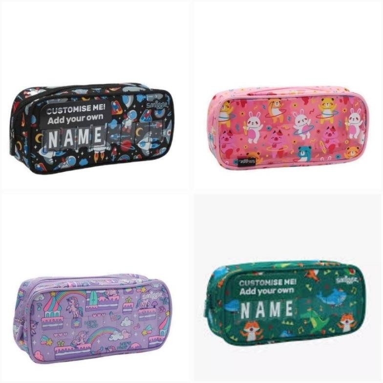 

sggle ID name Pencil Case kotak pensil bisa custom nama