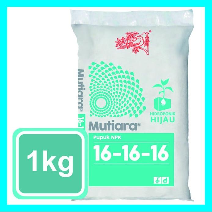 

Terlaris 1Kg Pupuk Npk Mutiara 16 - 16 - 16 Penyeimbang Unsur Hara Di Tanah